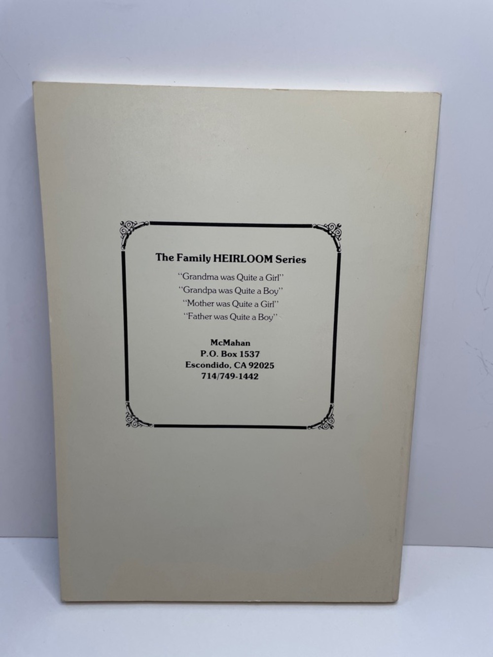 NWT Vintage “Grandma Was Quite a Girl" Heirloom Book. - Picture 2 of 12